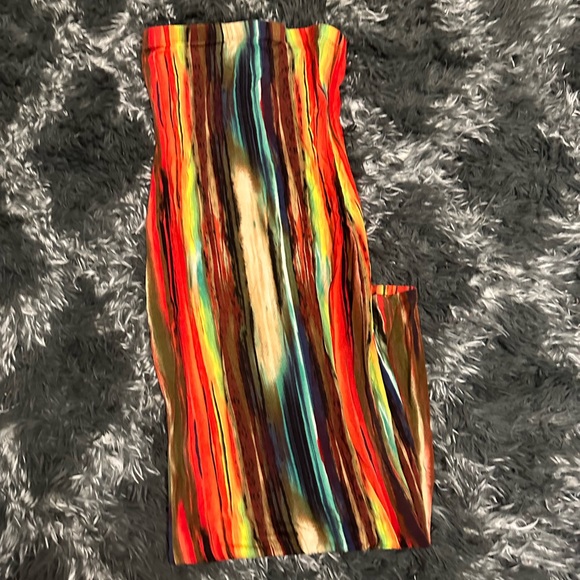 Fashion Nova Tie Dye Tube Maxi Dress - Picture 2 of 4